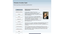 Desktop Screenshot of anneliesspek.nl